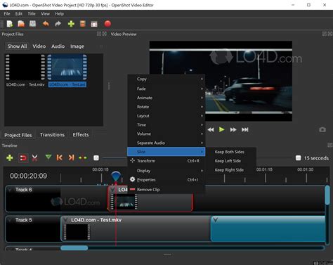 OpenShot Video Editor .